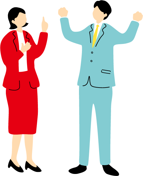 就業・起業・創業 イラスト